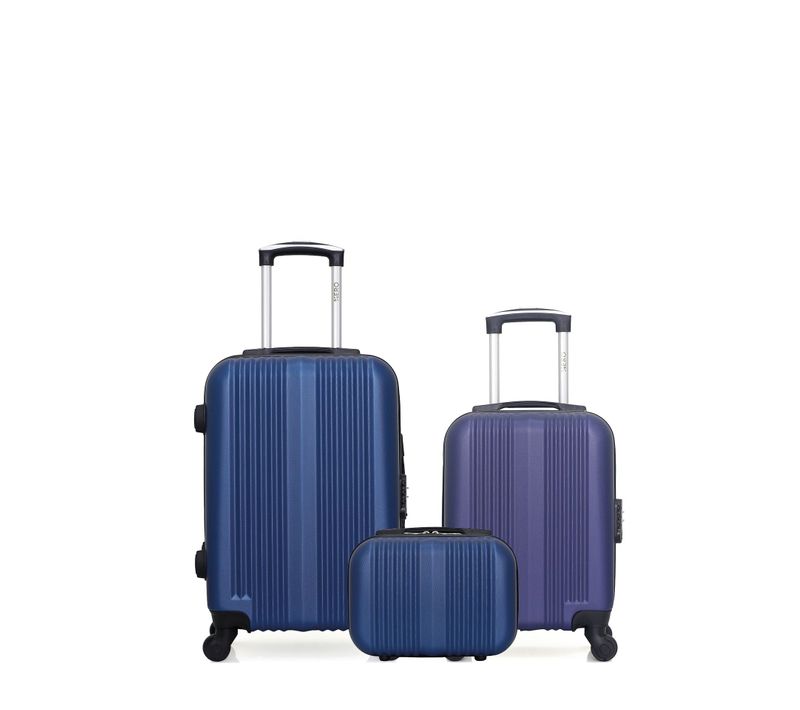 Lot De 3 - Valises Cabine, Cabine Xxs Et Vanity Lipari