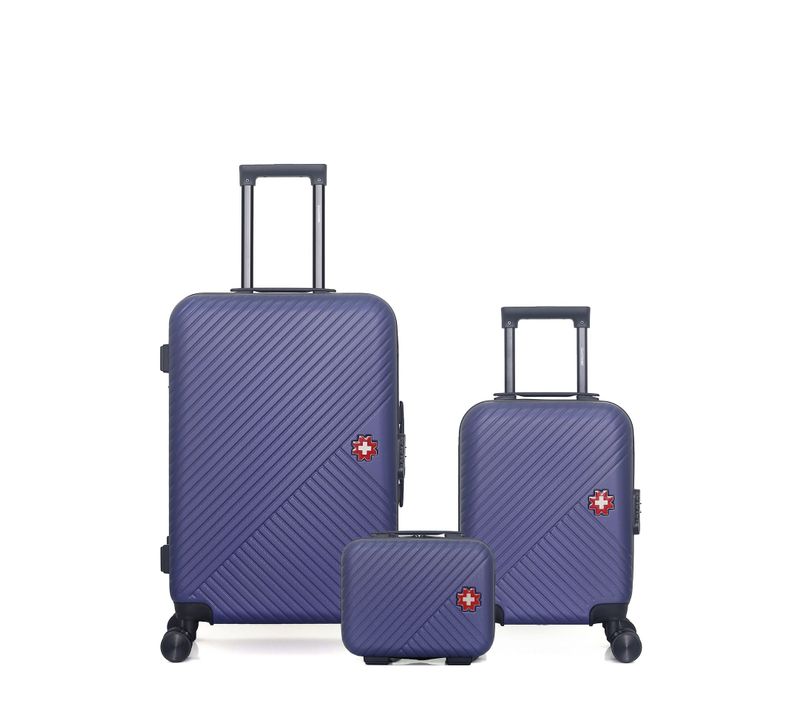Lot De 3 - Valise Week-end, Valise Cabine Xxs Et Vanity Spiez