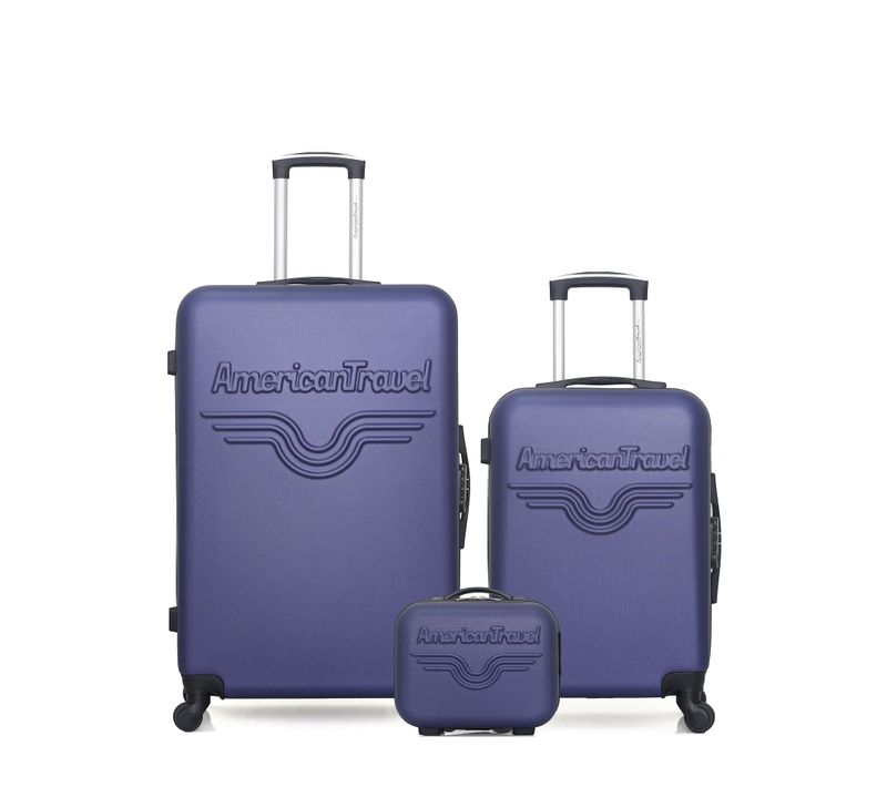 Lot De 3 - Valises Grand Format, Cabine Et Vanity Chelsea