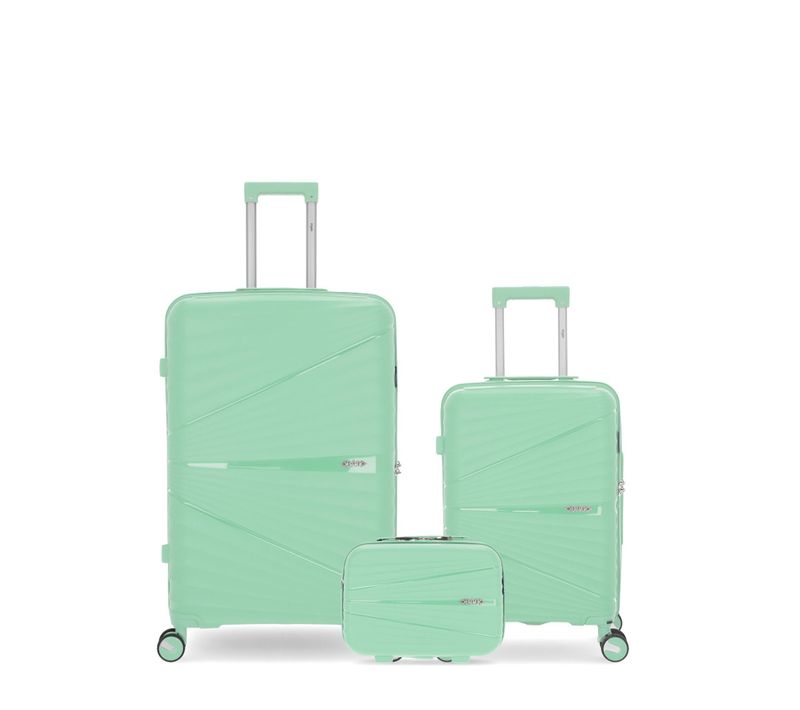 Lot De 3 - Valises Grand Format, Cabine Et Grand Vanity Vela