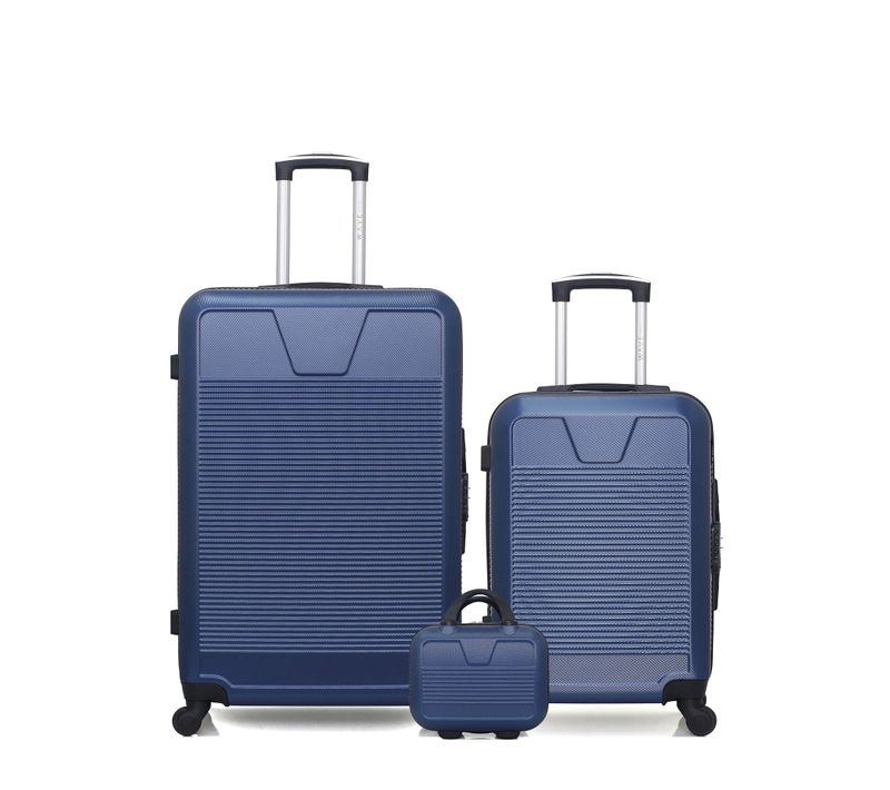 Lot De 3 - Valises Grand Format, Cabine Et Vanity Selenga