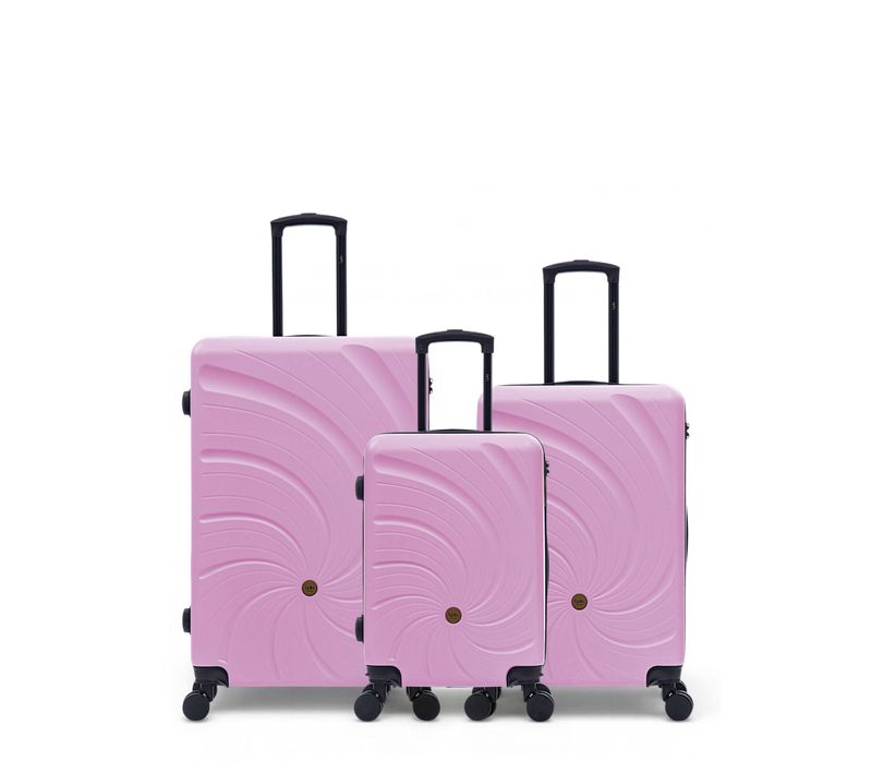 Lot De 3 Valises Rigides Grand Format, Taille Moyenne Et Cabine Serena