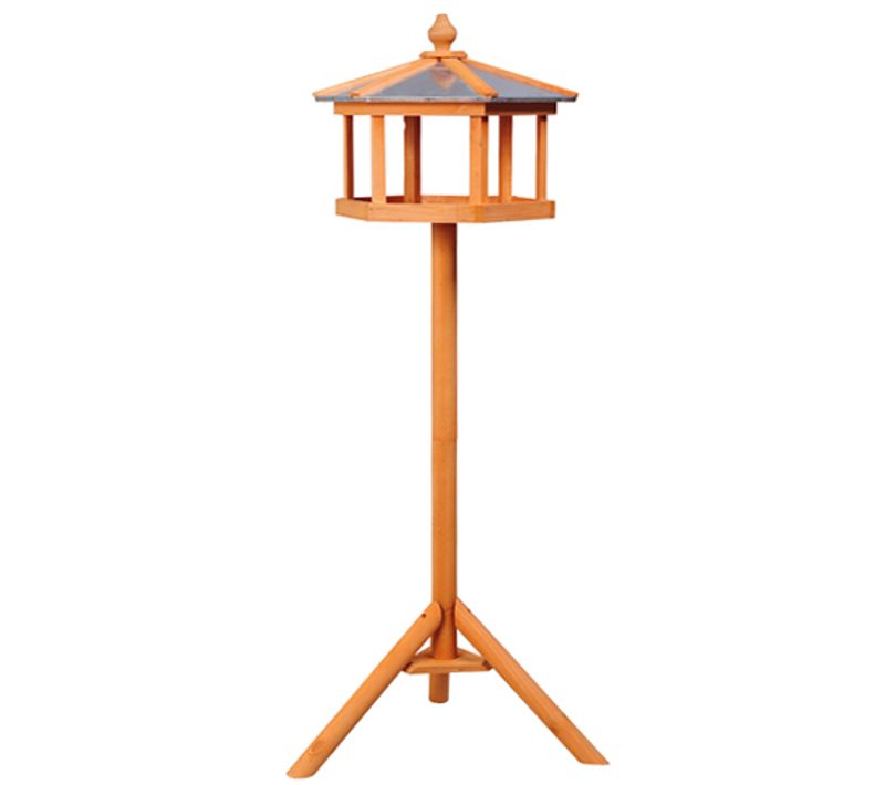 Mangeoire Sur Pied Nichoir à Oiseau Bois 113cm