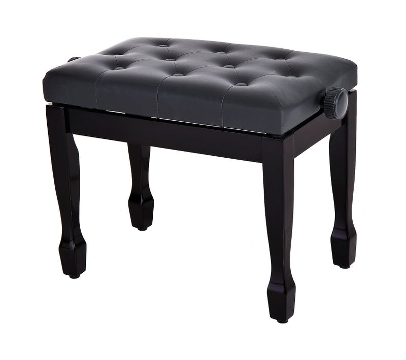 Tabouret De Piano Hauteur Réglable Noir