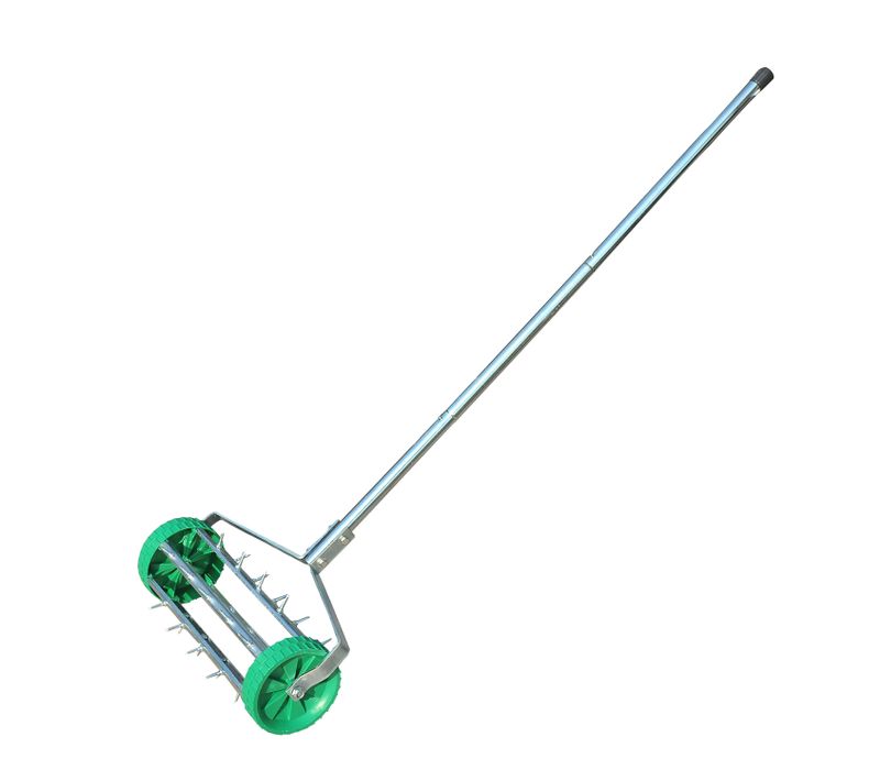 Rouleau Aérateur Pour Pelouse Vert