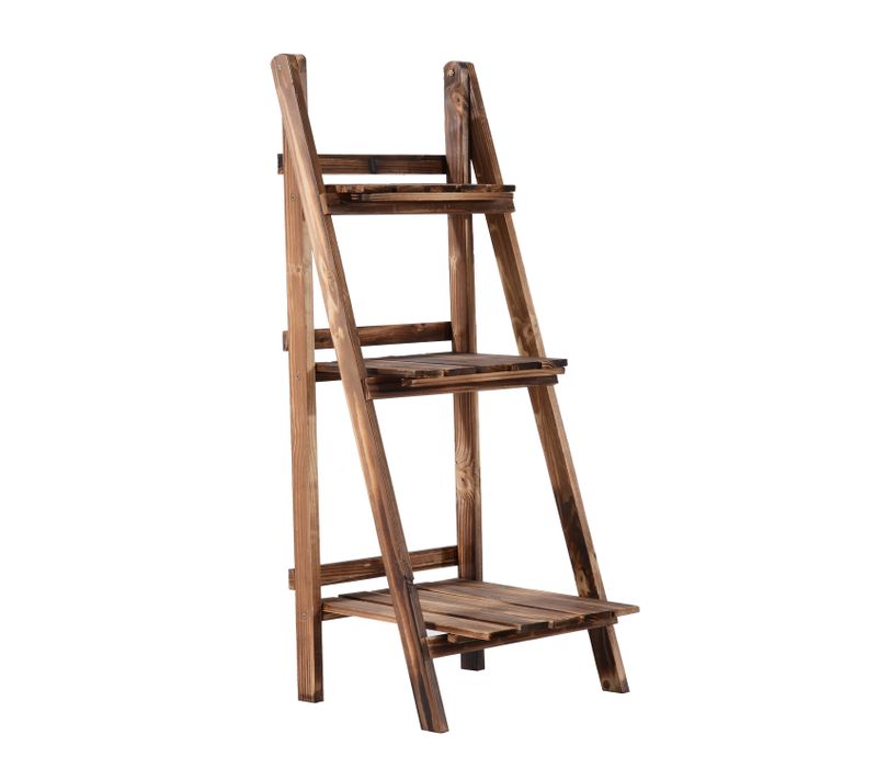 Etagère échelle à Plantes 3 Niveaux Pliable