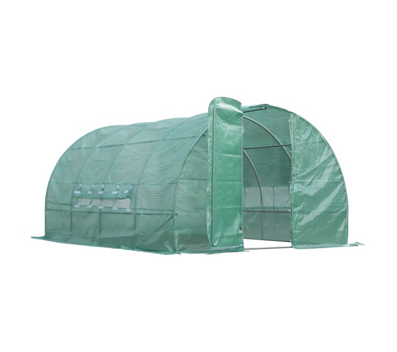 Serre Tunnel De Jardin Grande Taille 12 m2 - 4 x 3 m