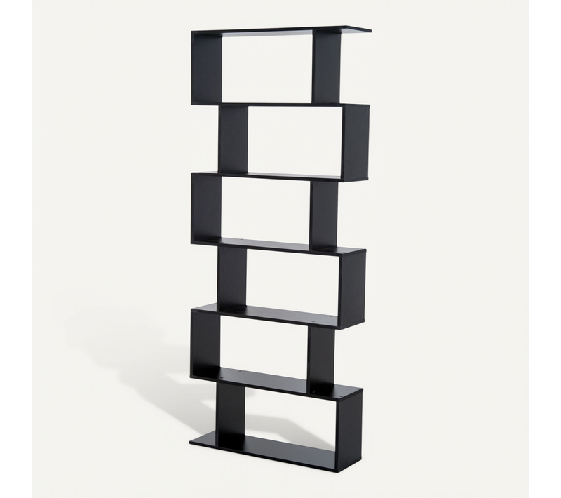 Bibliothèque étagère Zig Zag 80l X 23l X 192h Cm