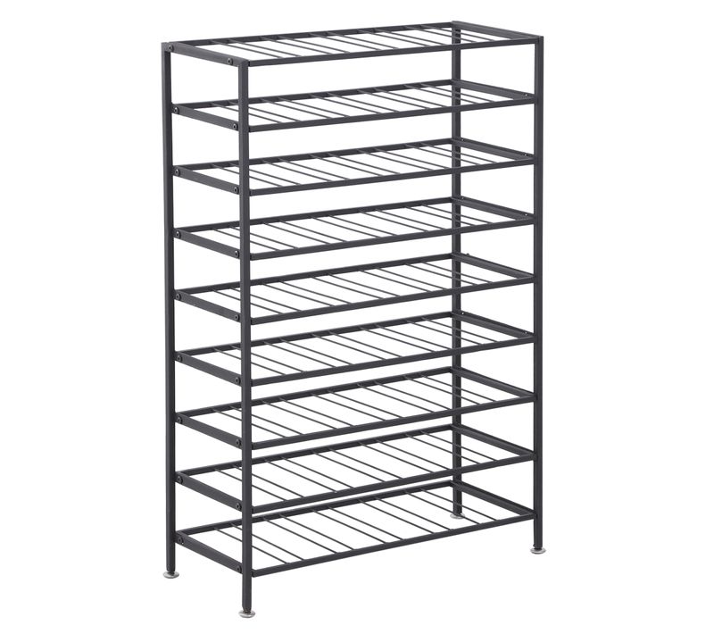 étagère à Vin Rack Pour Bouteilles Range-bouteilles 54 Bouteilles Métal Noir