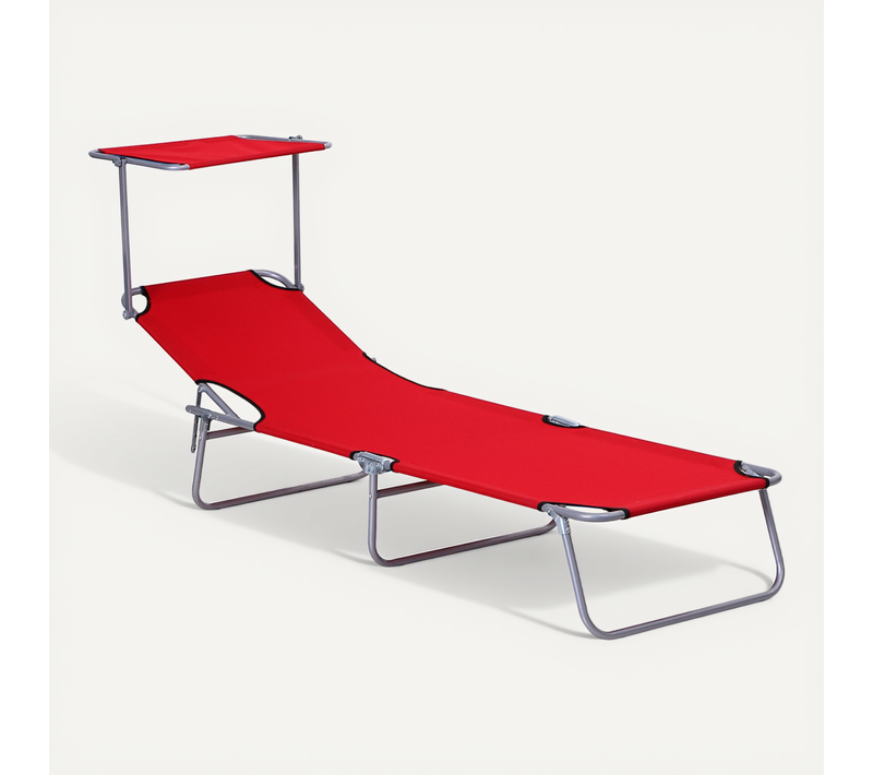Bain De Soleil Pliable Avec Ombrelle Sunzweet