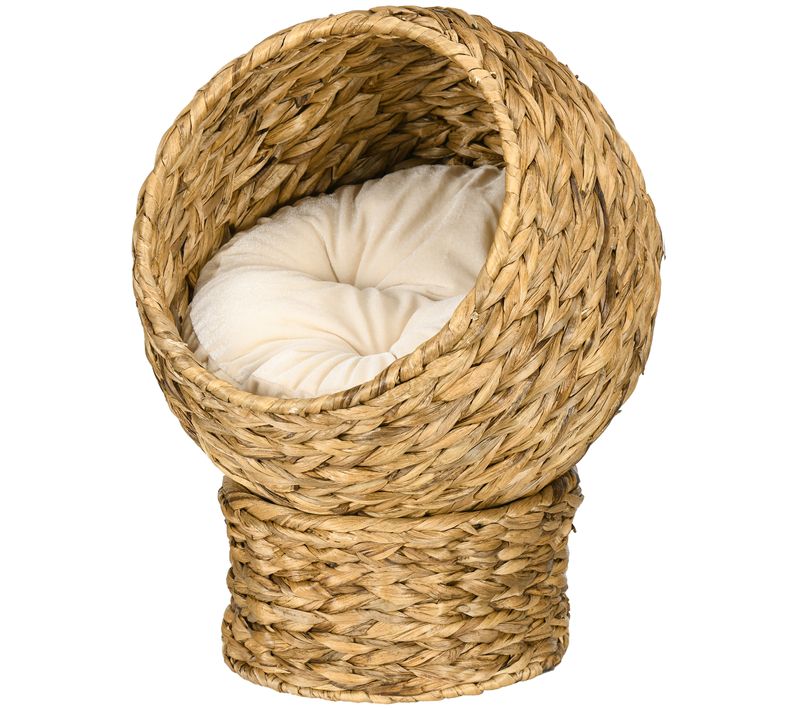 Panier Chat Coussin Inclus Beige Marron