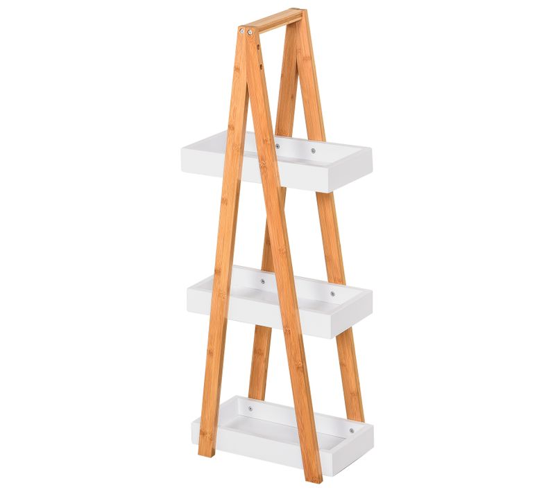 Etagère Salle De Bain Bambou 3 Paniers