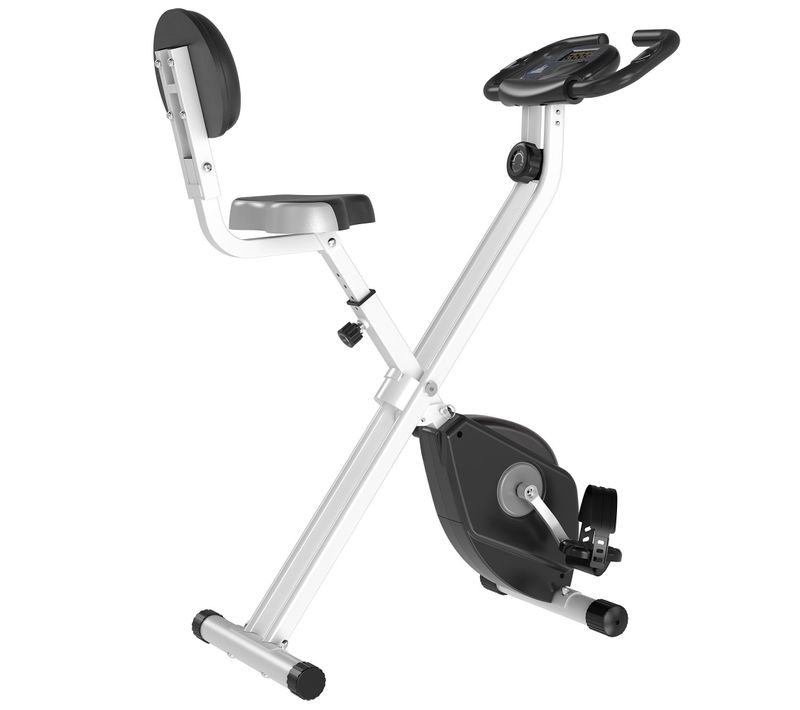 Vélo D'appartement Pliable Réglable Écran LCD Multifonction