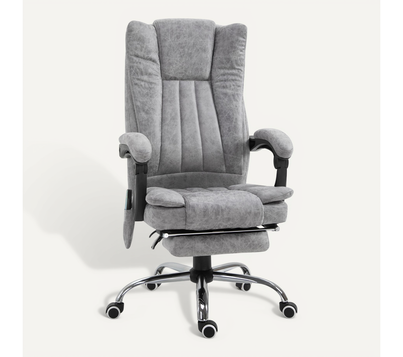 Fauteuil De Bureau Massant Chauffant Pivotant 360°