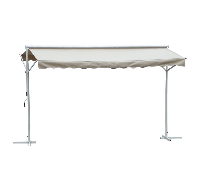 Store Double Pente Acier époxy Blanc Polyester Imperméabilisé