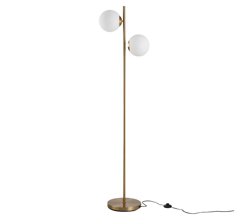 Lampadaire En Métal 2 Abat-jours