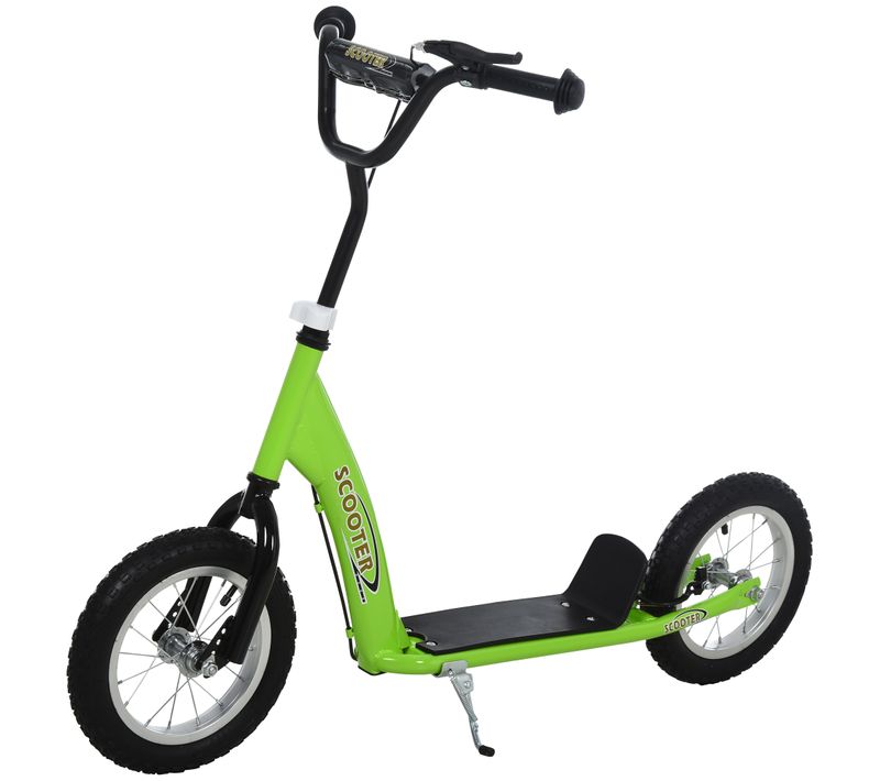 Trottinette Patinette Enfants Grandes Roues Guidon Réglable Béquille