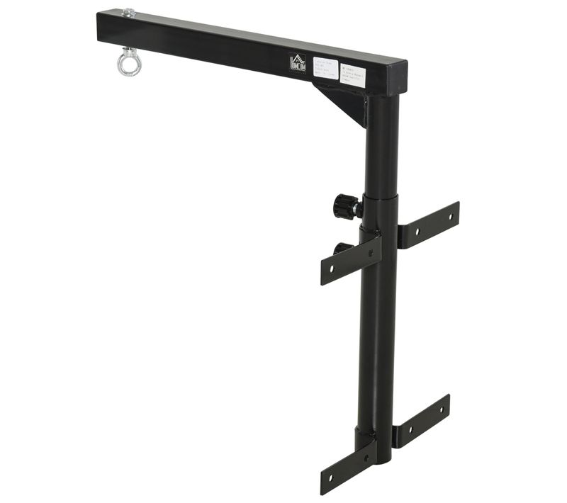 Support Sac De Boxe Fixation Sac De Frappe Hauteur Réglable Acier Noir