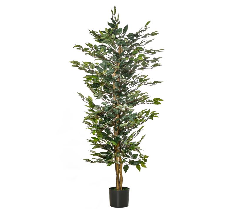 Plante Artificiel Ficus Hauteur 1,5 M Grand Réalisme Pot Inclus