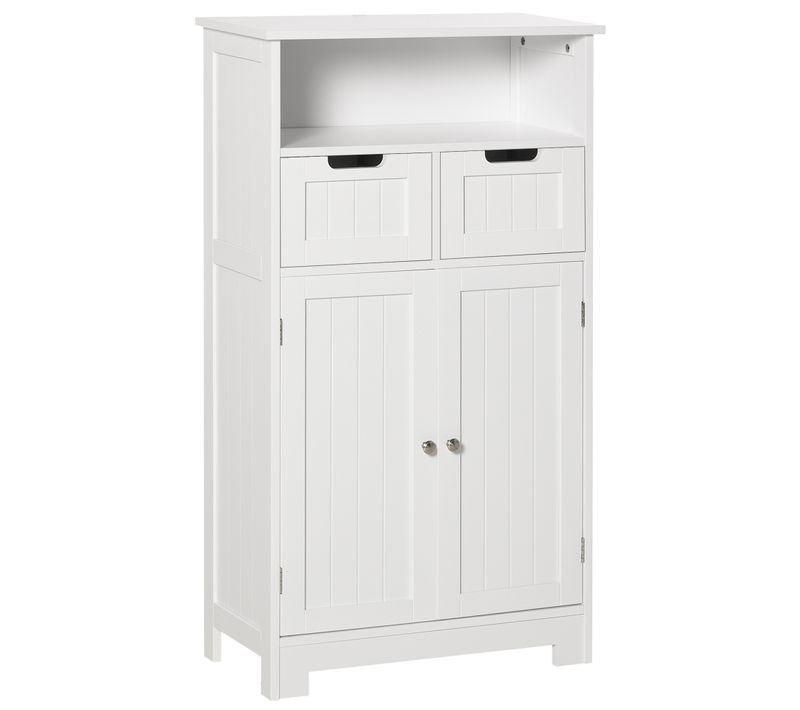 Meuble Bas De Salle De Bain Multi-rangements Mdf