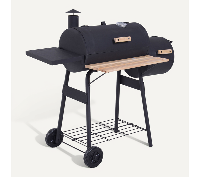 Barbecue à Charbon Fumoir Acier Laminé