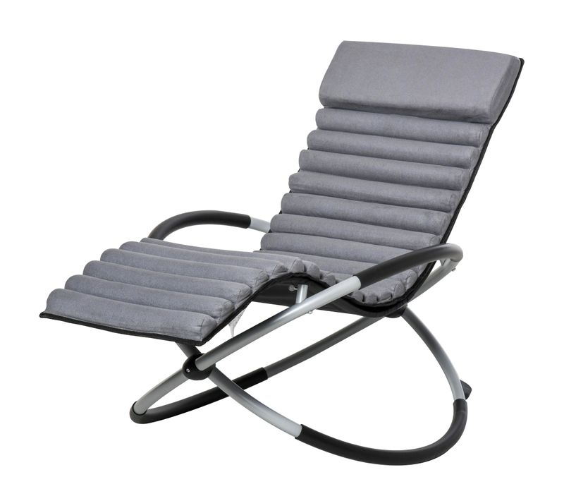 Chaise Longue à Bascule Pliable Rocking Chair Design Contemporain