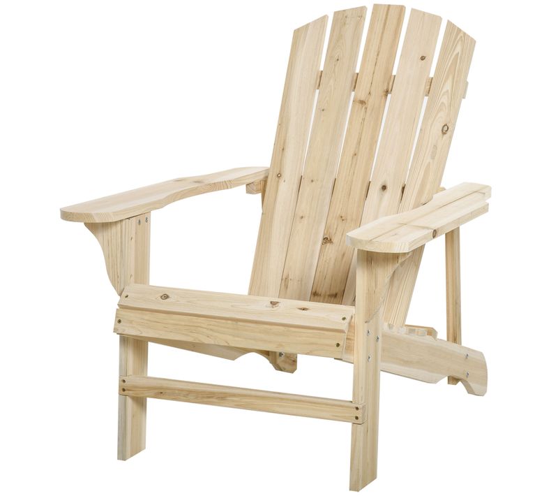 Fauteuil De Jardin Adirondack Bois Massif Sapin