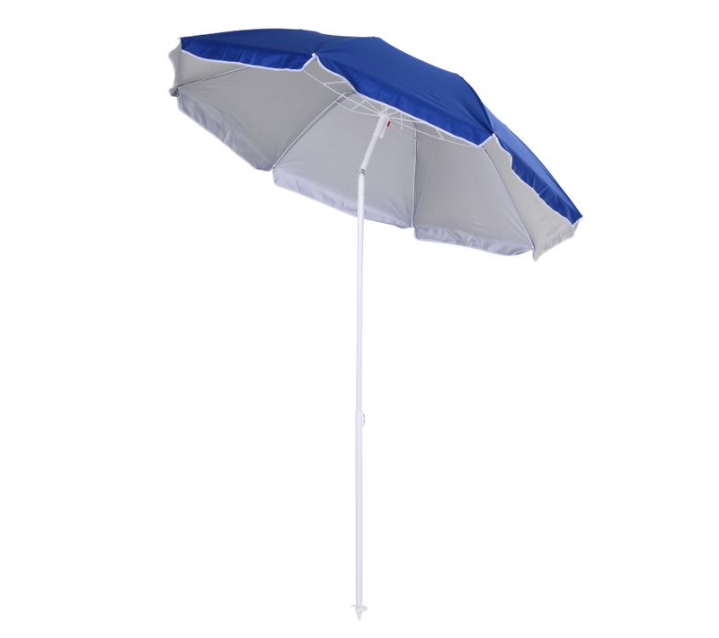 Parasol Inclinable Octogonal De Plage D. 150 Cm