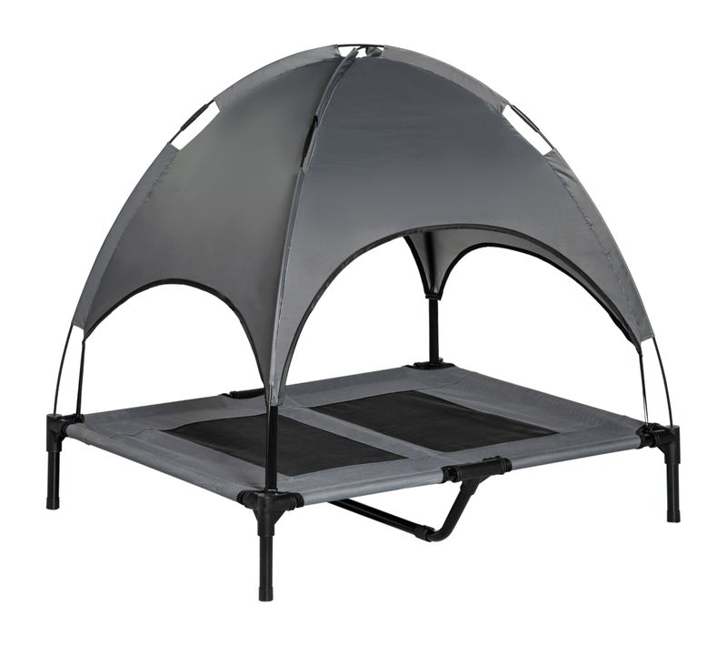 Lit Pour Chien Chat Sur Pieds + Parasol + Sac De Transport