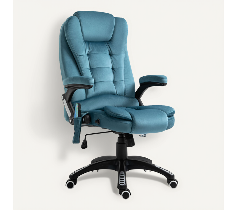 Fauteuil De Bureau Direction Massant Chauffant Tissu