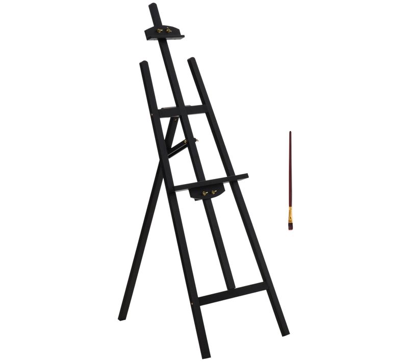 Chevalet D'artiste Sur Pieds Bois De Pin