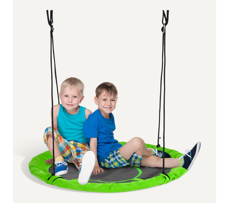 Balançoire Nid D'oiseau Ronde D. 110 Cm Vert