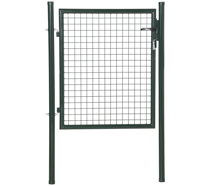 Portillon Grillagé Dim. 97l X 150h Cm - 3 Clés - Acier Vert