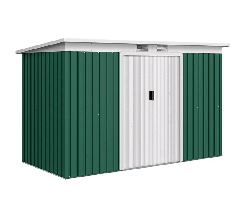 Abri De Jardin Portes Verrouillables Tôle D'acier