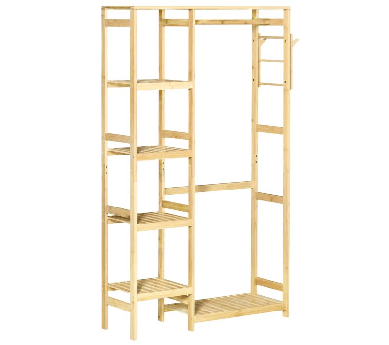 Penderie Porte-manteaux Bois Bambou