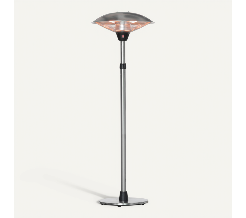 Parasol Chauffant Ir Réglable Sur Pied 3000 W Max. Gris