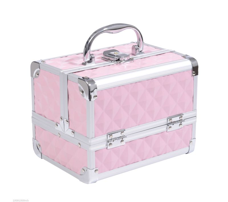 Mallette à Maquillage Et Bijoux Verrouillable Alu. Plastique