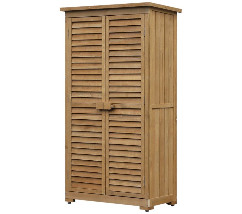 Armoire De Jardin Portes Persiennes