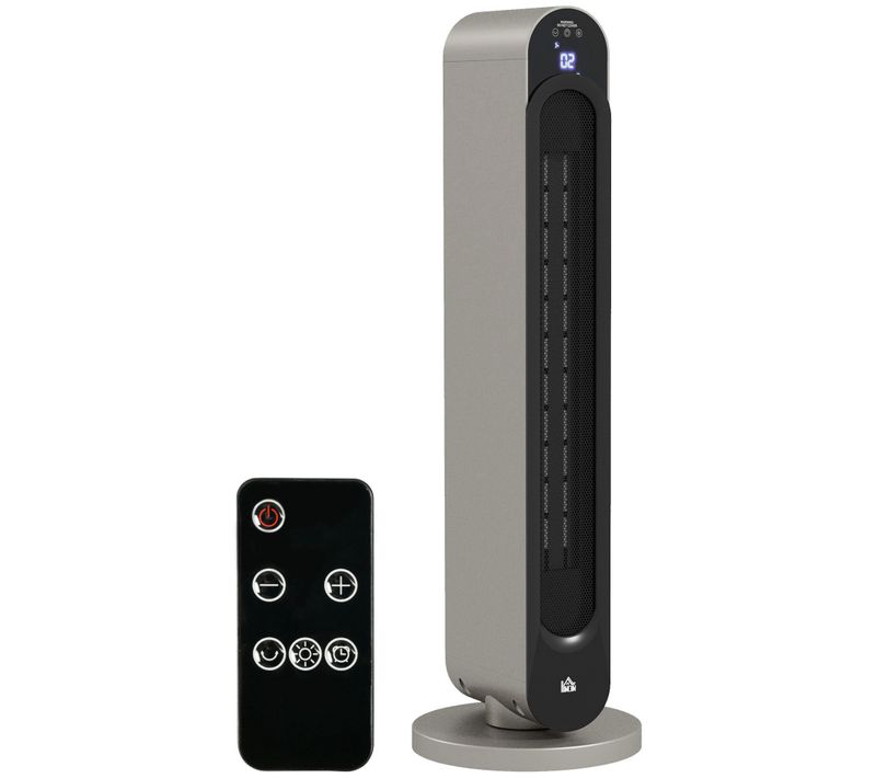 Chauffage Soufflant Oscillant 2200 W Céramique Ptc Gris
