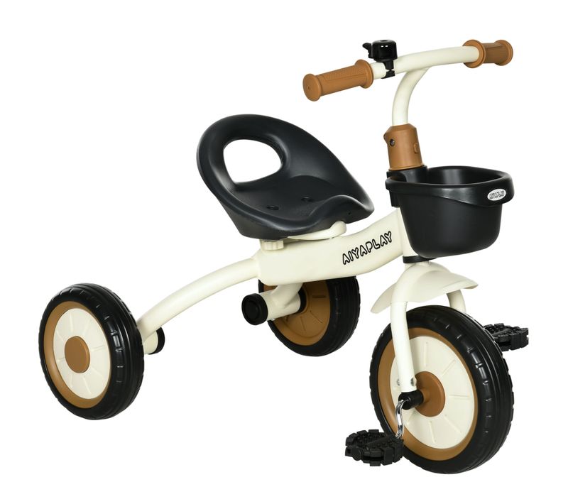Tricycle Enfant Multi-équipé Siège Réglable Métal