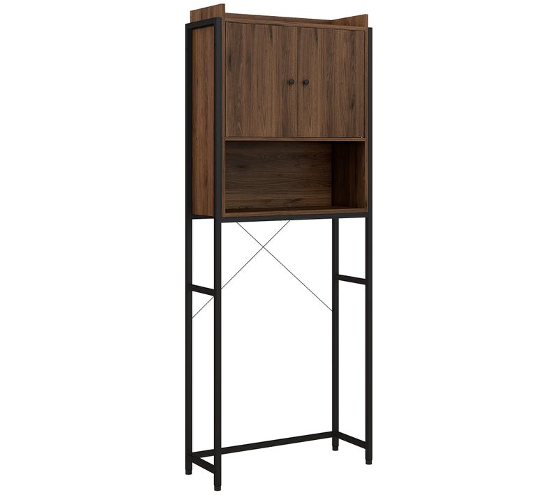 Meuble Wc Meuble Dessus Toilettes Style Industriel 2 Portes Niche