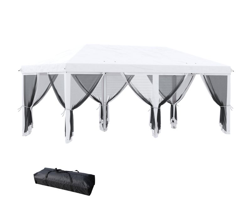 Tonnelle Barnum Pliant Style Colonial Dim. 5,85l X 2,95l X 2,7h M