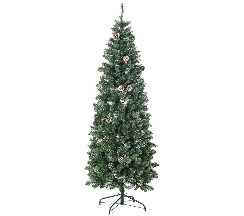 Sapin De Noël Artificiel Nordmann Pommes De Pin Aspect Enneigé