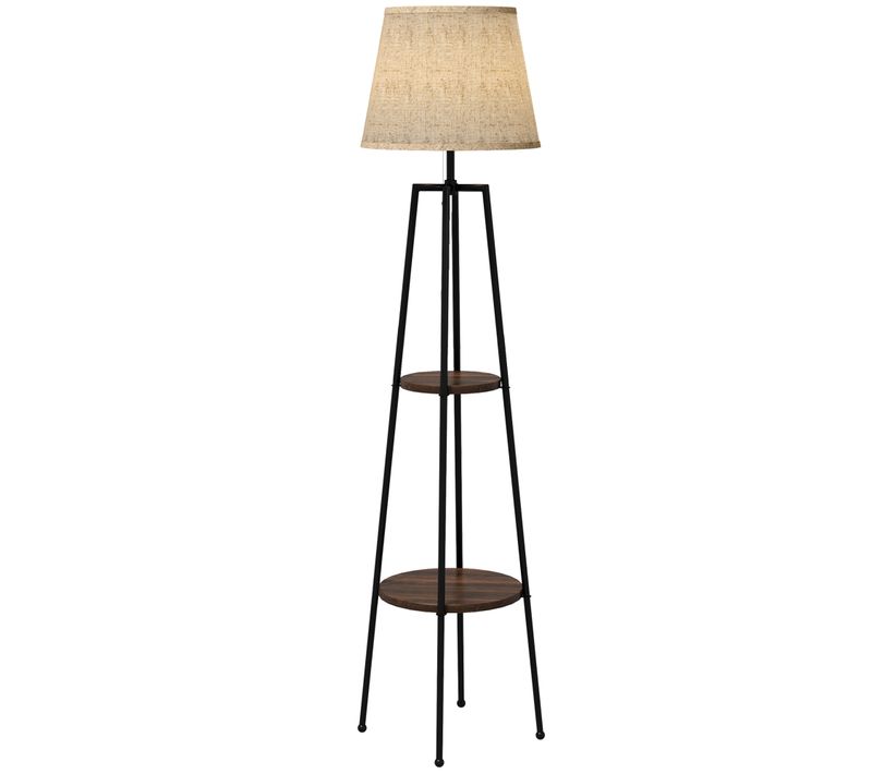 Lampadaire Design Contemporain 2 étagères