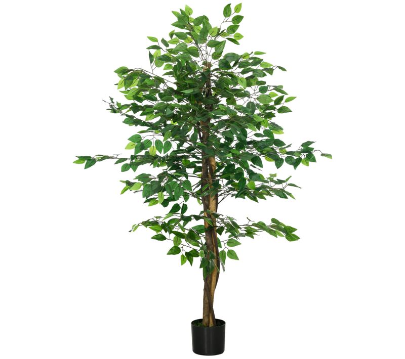 Plante Artificiel Ficus Hauteur 1,5 M Grand Réalisme Pot Inclus