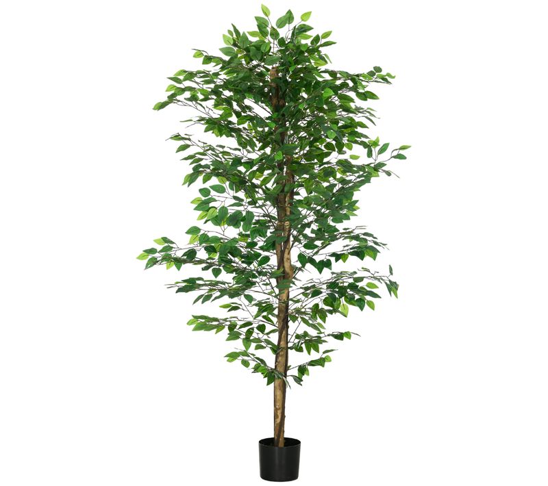 Plante Artificiel Ficus Hauteur 1,8 M Grand Réalisme Pot Inclus