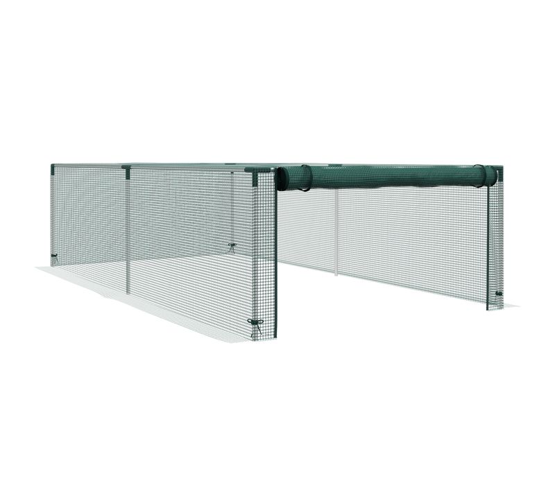 Serre De Jardin Serre à Tomates Filet Protection Porte Hdpe Vert