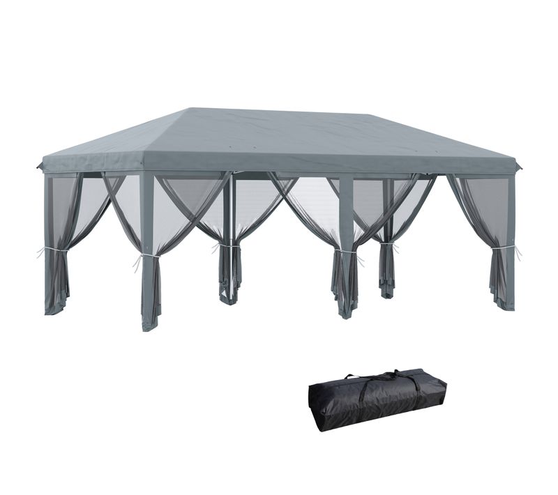 Tonnelle Barnum Pliant Style Colonial Dim. 5,85l X 2,95l X 2,7h M