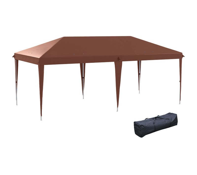 Tonnelle Barnum De Jardin Pop-up Pliant 5,85l x 2,95l m Sac Transport Inclus