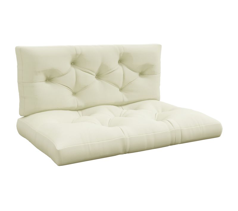 Lot De 2 Coussins Assises Dossiers Banc De Jardin Canapé